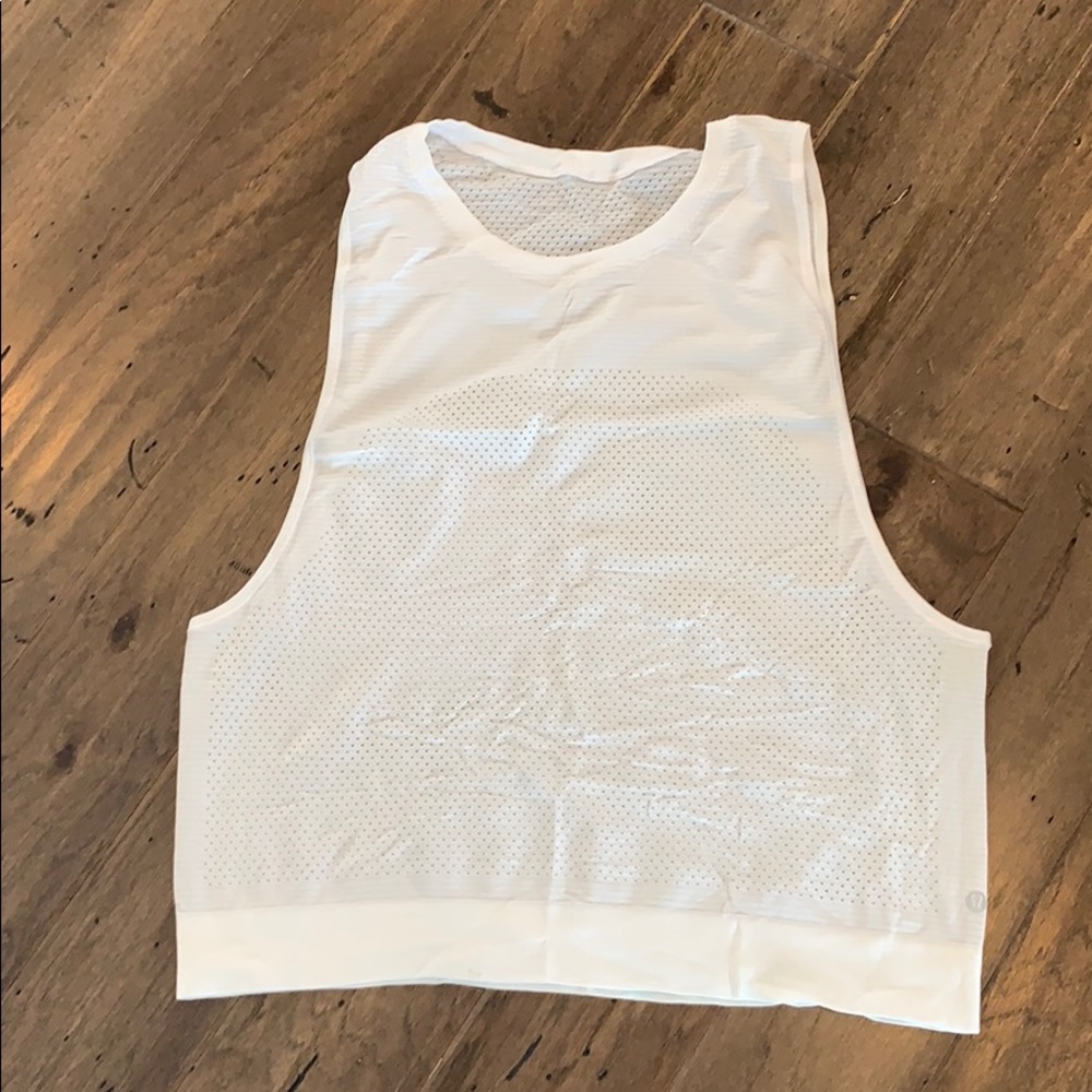 Lululemon white tank